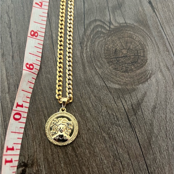 Gold Medallion Necklace - Picture 1 of 4